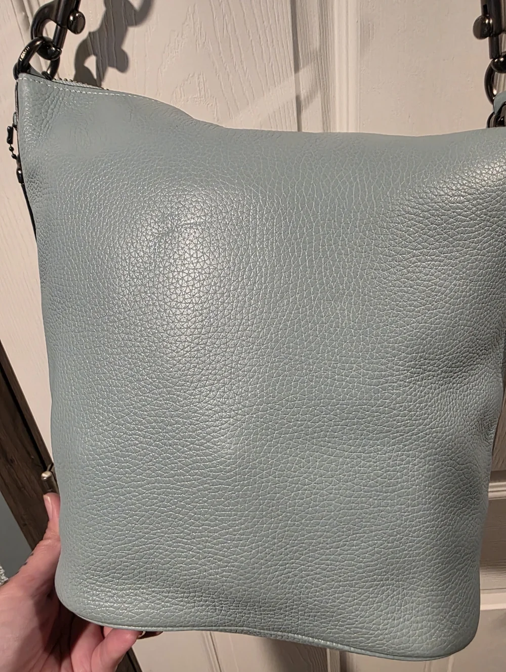 COACH Duffle 20 1941 Archive Crossbody Leather Shoulder Blue - Picture 3 of 17